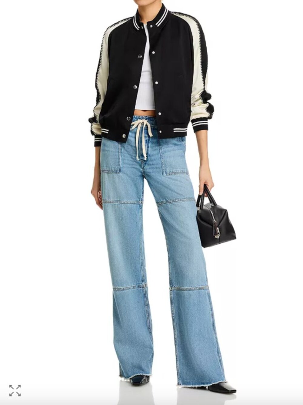 RE/DONE Drawstring Waist Beach Pant Hacienda Jeans NWT $310 - Picture 3 of 7